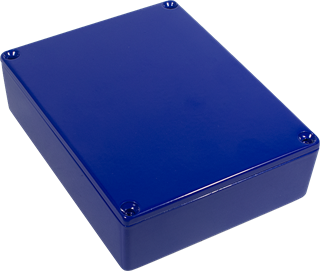 Picture of Chassis Box - Diecast Aluminum, Colored BLUE
