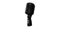 Picture of SHURE Super 55-BLK Deluxe Vocal Microphone Pitch Black Edition