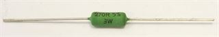 Picture of 270 Ohm 3W 5% Wirewound resistor 