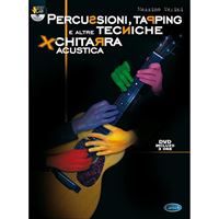 Immagine di Percussioni, Tapping e Altre Tecniche per Chitarra Acustica + Dvd - Varini Massimo 