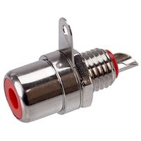 Picture of Panel mount RCA jack RED