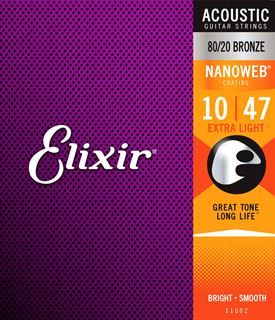 Immagine di Elixir 11002 Muta di corde per acustica Extra Light 010-047