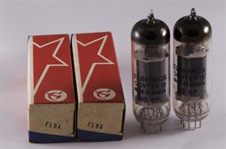 Picture of Sovtek EL84 \ 6BQ5 NOS '90 Selected tube with blue printing
