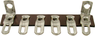 Picture of Terminal Strip - 6 Lug, 1st & 6th Lug Common, Horizontal