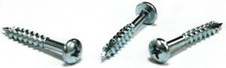 Picture of #8 x 1 1/2" Wood Screw, Phillips, Pan Head, Steel, Black Oxide, Type 17 Point, 2/3 Thread