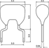 Picture of Murata CSALS24M0X53 Ceramic resonator 24MHz 2 Pins