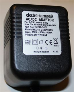 Picture of Electro Harmonix 24V / 100mA Power Adaptor Genuine replacement