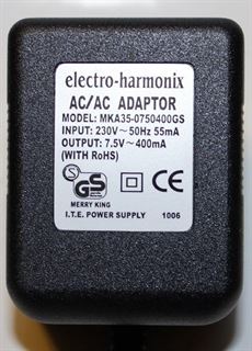 Immagine di Electro Harmonix 7.5V / 400mA alimentatore originale