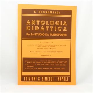 Immagine di Antologia didattica per lo studio del pianoforte - Cat. A Fasc. 3 - F. Rossomandi - Ed. Simeoli