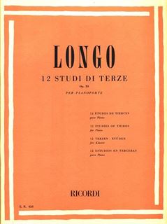 Picture of 12 Studi di Terze Op. 35 per pianoforte - Alessandro Longo - Ricordi