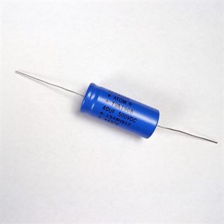 Immagine di Sprague Atom 40uF/500V Condensatore elettrolitico orizzontale