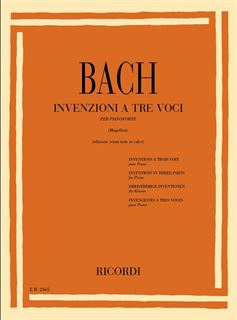 Picture of Invenzioni A 3 Voci - J. S. Bach - Ricordi