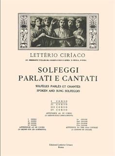 Immagine di Solfeggi cantati e parlati (I corso) Parte prima - Letterio Ciriaco