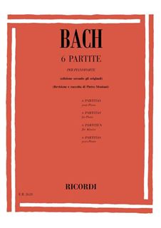 Immagine di 6 Partite Bwv 825 - 830 - J. S. Bach - Ricordi