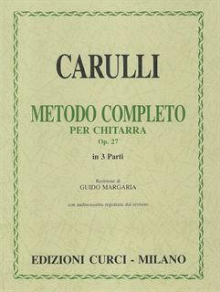 Immagine di Metodo completo op. 27 in tre parti - F. Carulli - Curci