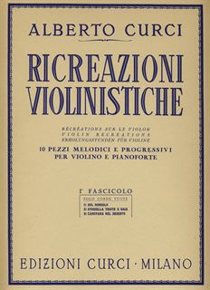 Immagine di Ricreazioni violinistiche Fascicolo 1 - Corde Vuote - A. Curci