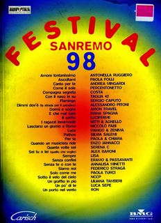 Picture of Sanremo 1998
