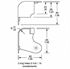 Picture of Amp Corner, chrome/nickel plated, 2 screw version,