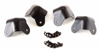Picture of  Black 3-Leg Corners No Lip / Set of 4 (with Screws)