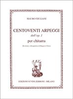 Immagine di Centoventi Arpeggi dall'Op. 1 per chitarra - R. Chiesa 