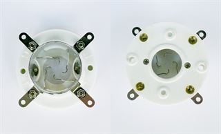 Immagine di Zoccolo ceramico U4J per valvole 845 e 211