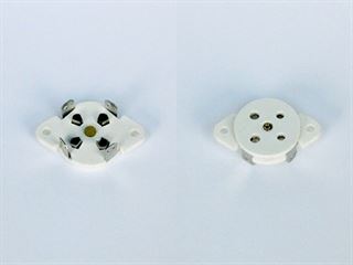 Immagine di Zoccolo ceramico UX4 per valvole 300B e 2A3