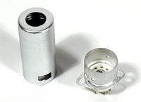 Picture of Socket 7 Pin B7G, Miniature, Ceramic, Chassis Mount with shield