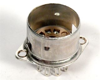 Picture of VT9-ST-C 9 Pin Miniature Chassis Mount Tube Socket with Shield Base