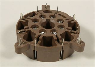 Picture of VT8-PT-2 8 Pin Octal Style PC Mount Tube Socket for Auto-Wave Boards