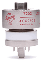 Immagine di EIMAC 4CX250B / 7203 Made in USA Tetrodo di potenza per trasmissione
