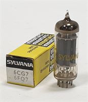 Immagine di SYLVANIA 6CG7 / 6FQ7 NOS/NIB USA