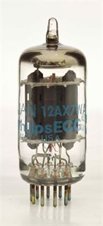 Immagine di 12AX7WA JAN Philips / Sylvania USA NOS 