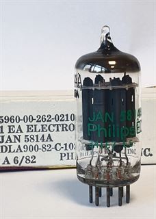 Picture of 5814A / 12AU7A JAN Philips / Sylvania USA NOS 