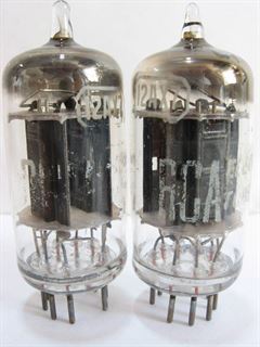 Immagine di ECC83 / 12AX7 RCA NOS Long black plates MATCHED PAIR