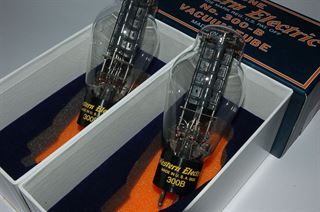 Immagine di 300B Western Electric original factory matched Pair